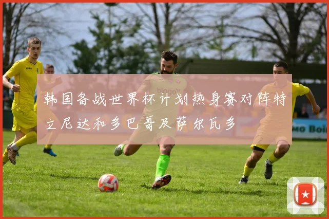 韩国备战世界杯计划热身赛对阵特立尼达和多巴哥及萨尔瓦多